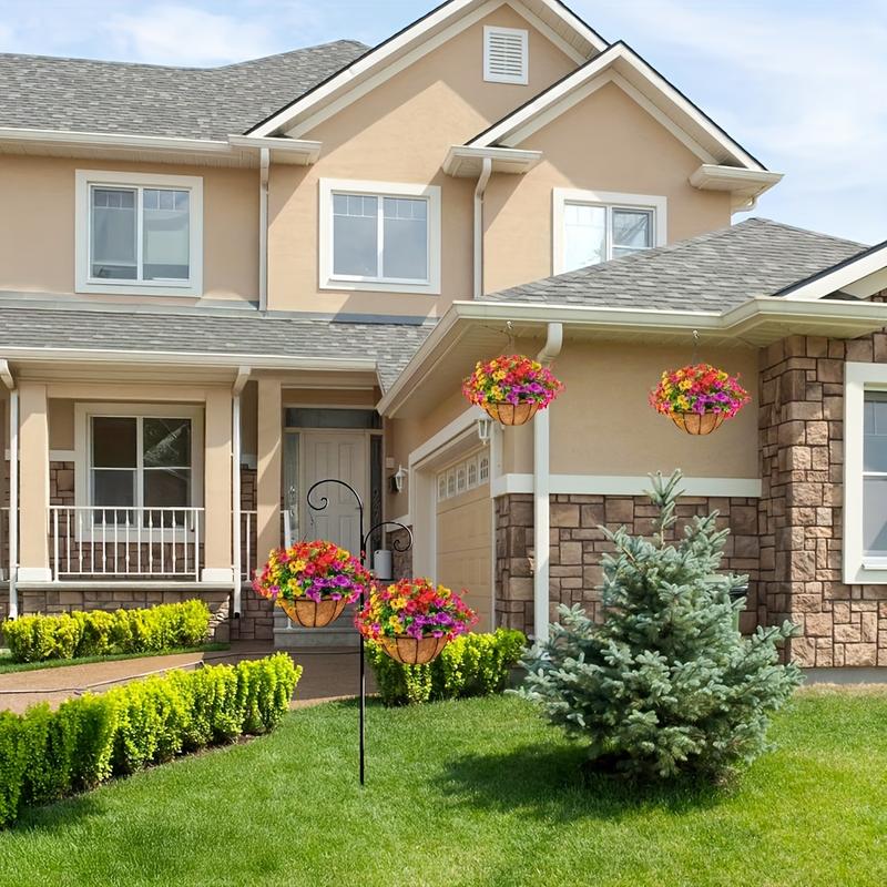 🔥Simulated Hanging Flower Basket🌸No Watering, No Wilting💧—Just a Picture Perfect Home Every Single Day.