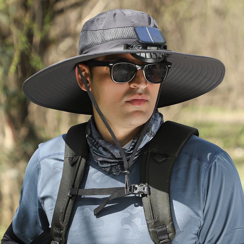 🎁2026 New Ultralight Solar Fan Sun Hat – Lighter Than a Baseball!⚾(Only 11oz)