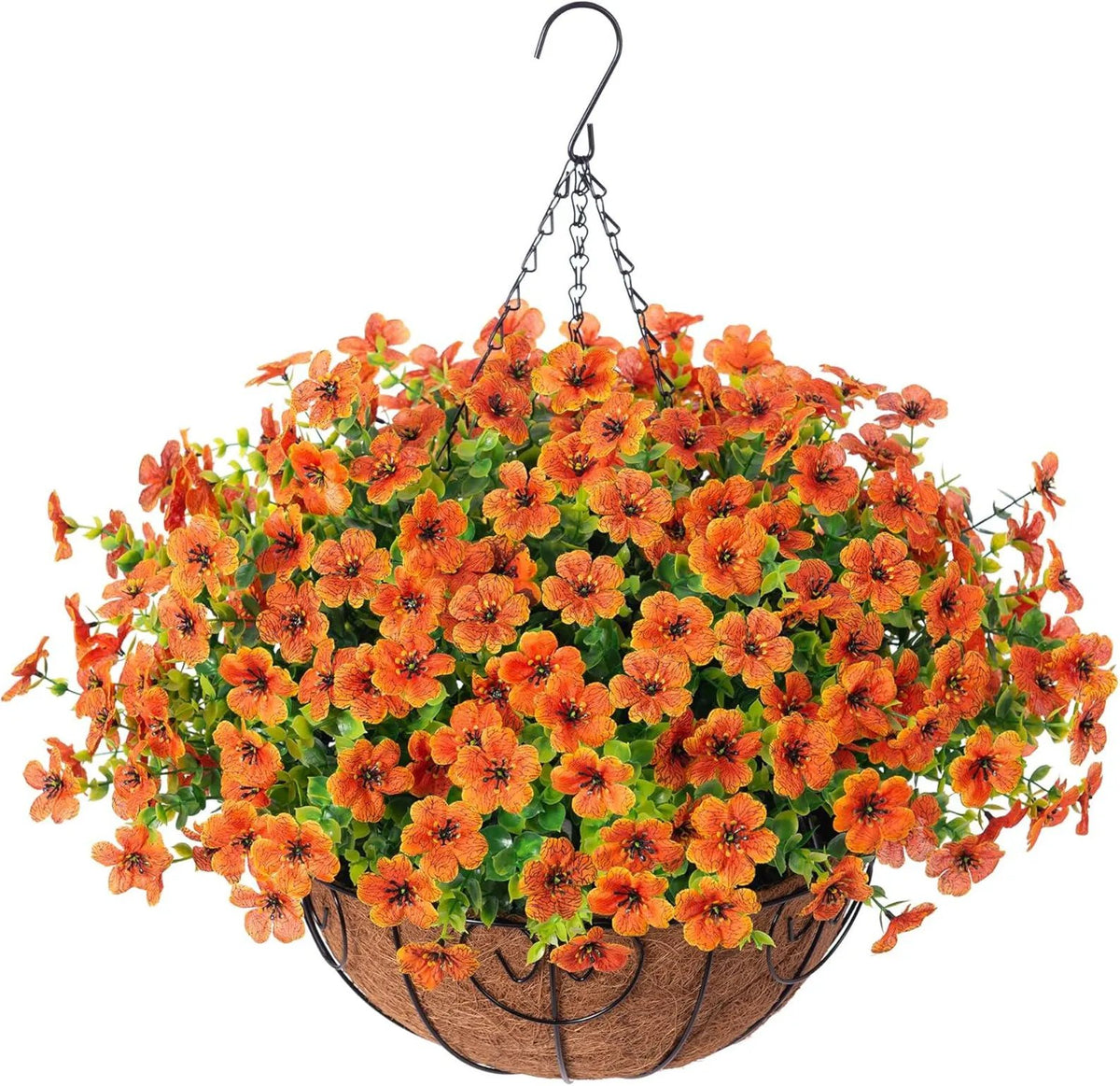 🔥Simulated Hanging Flower Basket🌸No Watering, No Wilting💧—Just a Picture Perfect Home Every Single Day.