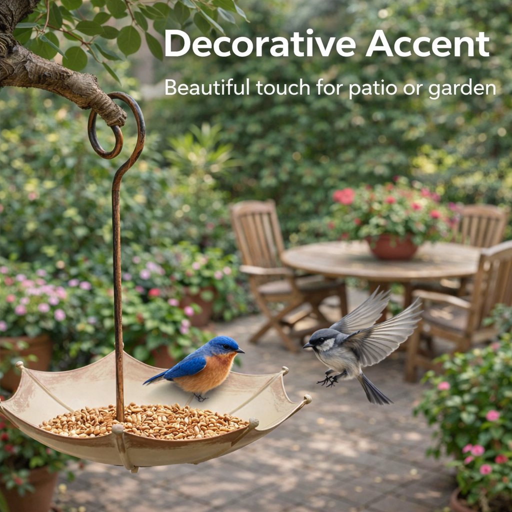 🐦 Mini Umbrella Bird Feeder — Whimsical Garden Charm 🔥