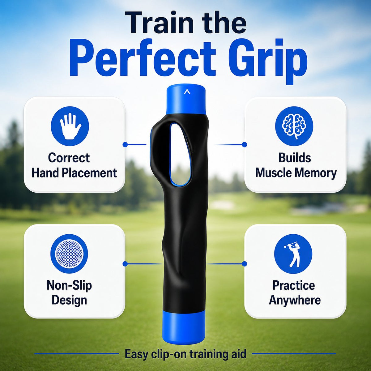 🏌️  Golf Grip Trainer. Fix Swing Grip