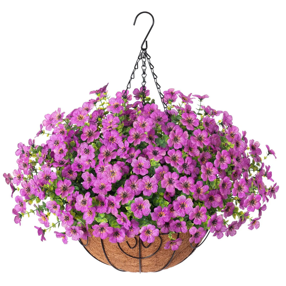 🔥Simulated Hanging Flower Basket🌸No Watering, No Wilting💧—Just a Picture Perfect Home Every Single Day.