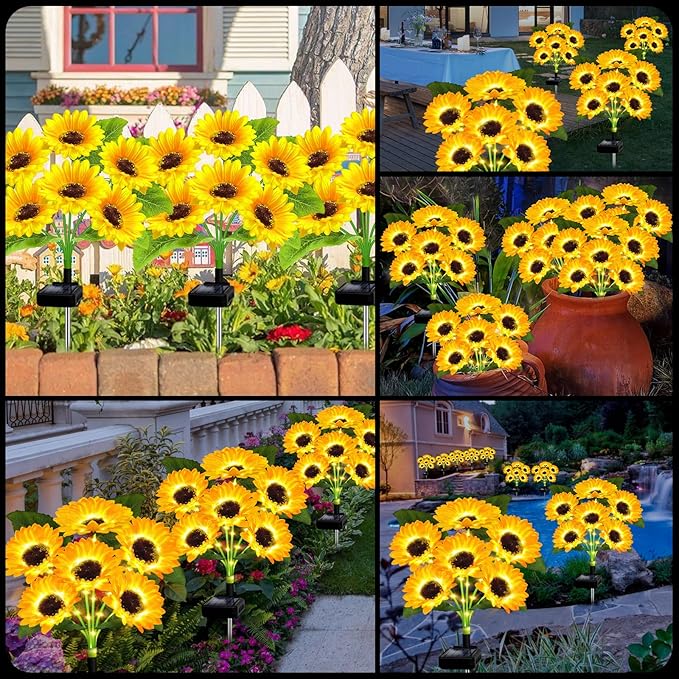 🌻Hot Sale 49% OFF- 🌞Solar LED Sunflower Garden Lights
