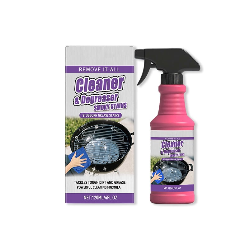 🔥Hot Sale🔥BBQ Non-toxic, Heavy Duty, No Residue Grill Cleaner Degreaser Spray