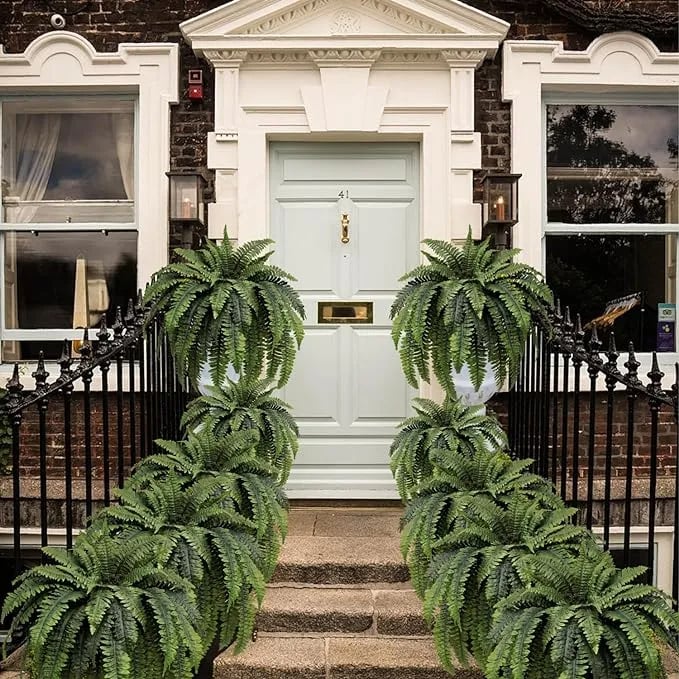 🏆Flash Sale⚡ 50K+ SOLD!🔥🌱 UV-Resistant Lifelike Artificial Boston Fern