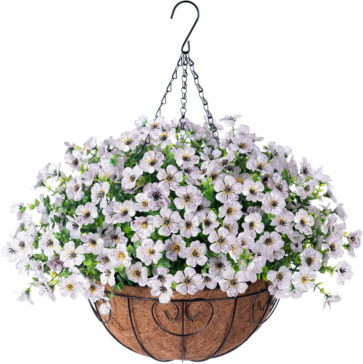 🔥Simulated Hanging Flower Basket🌸No Watering, No Wilting💧—Just a Picture Perfect Home Every Single Day.