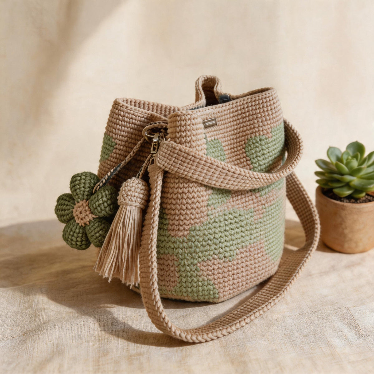 🌓Last Day 49% OFF- Handmade Crochet Flower Tote 🌼✨