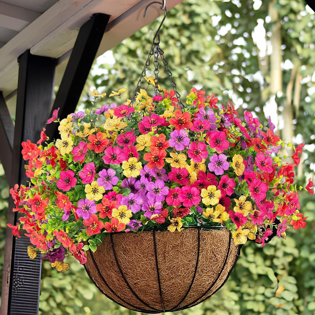 🔥Simulated Hanging Flower Basket🌸No Watering, No Wilting💧—Just a Picture Perfect Home Every Single Day.