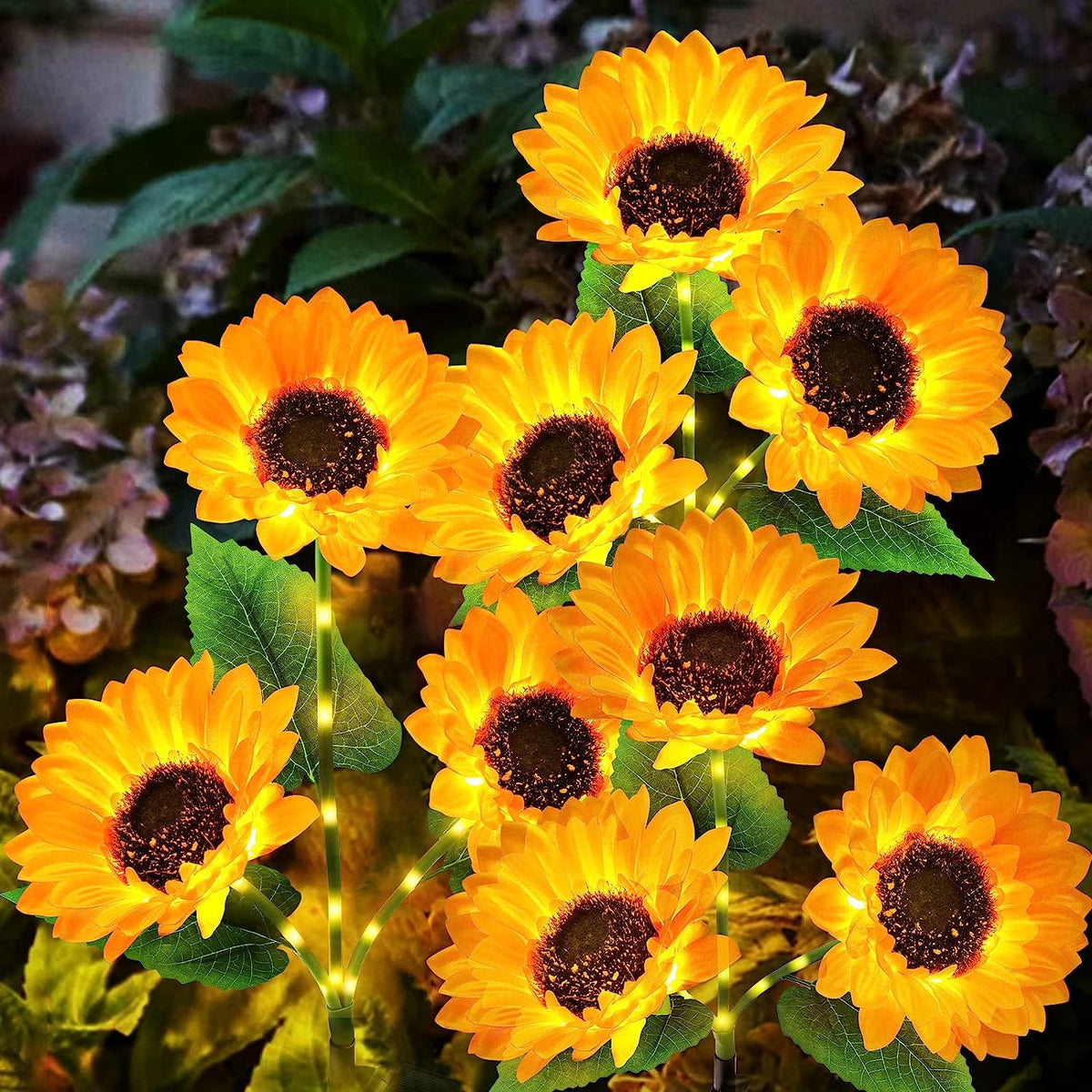 2026 Upgraded Solar-Powered Sunflower Light Waterproof for Outdoor Space🌻