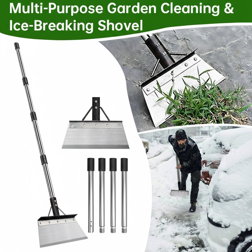 🔥Last Day 49% OFF👍Heavy-Duty Multi-Purpose Garden Scraper & Ice Breaker