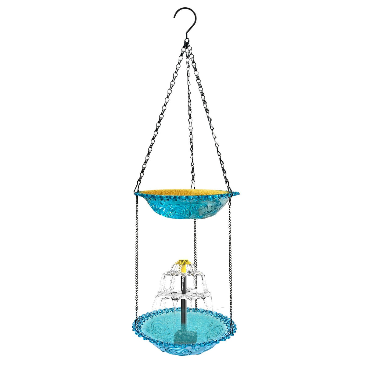 🐦Solar Cascade Hanging Bird Bath Fountain