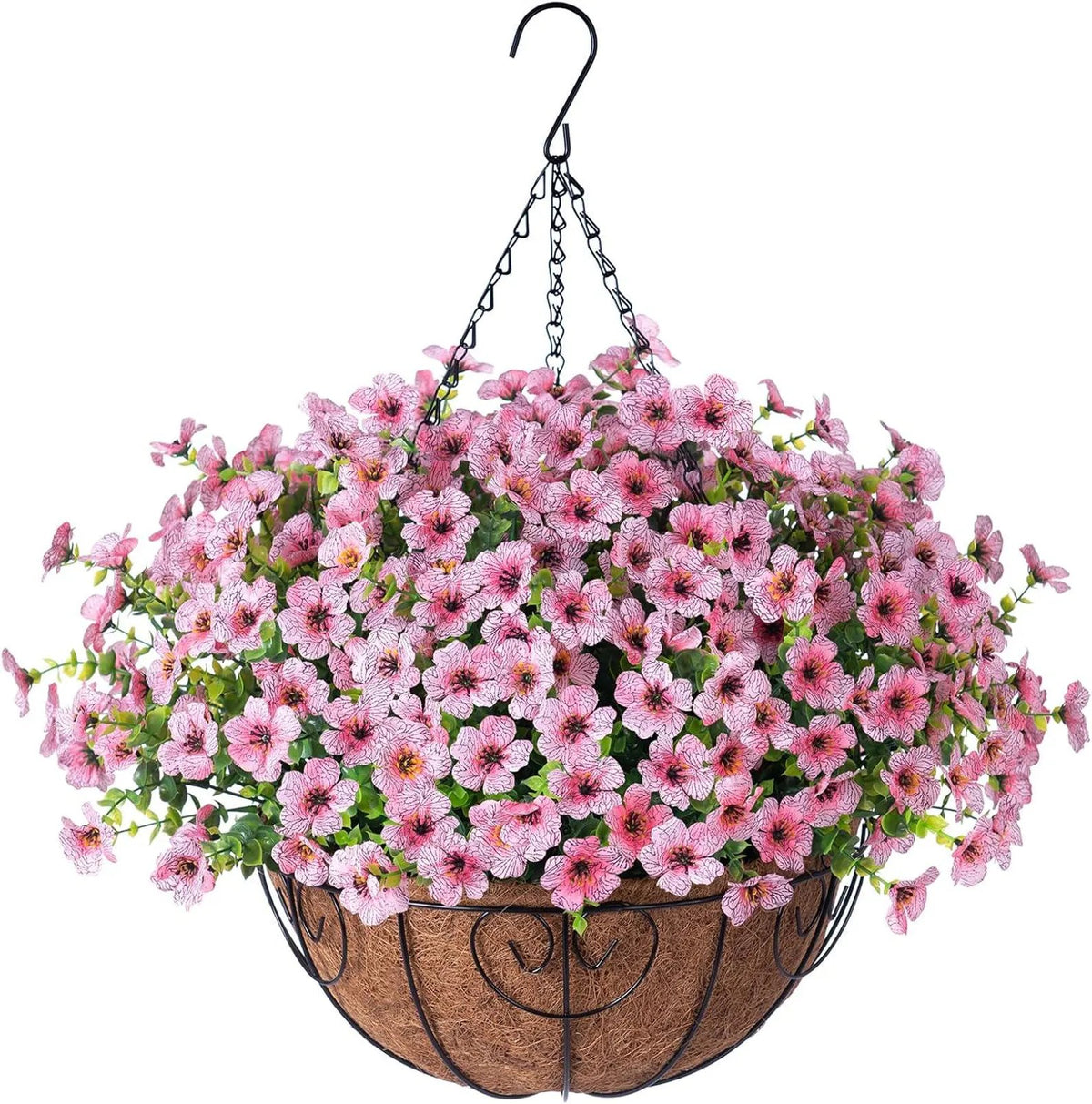 🔥Simulated Hanging Flower Basket🌸No Watering, No Wilting💧—Just a Picture Perfect Home Every Single Day.