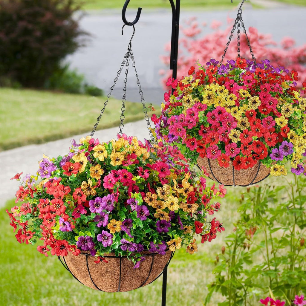 🔥Simulated Hanging Flower Basket🌸No Watering, No Wilting💧—Just a Picture Perfect Home Every Single Day.