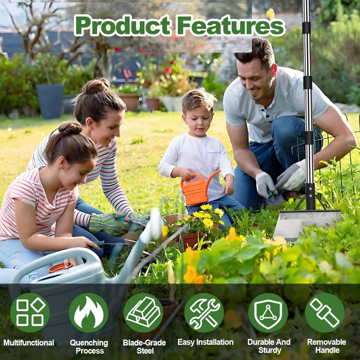 🔥Last Day 49% OFF👍Heavy-Duty Multi-Purpose Garden Scraper & Ice Breaker