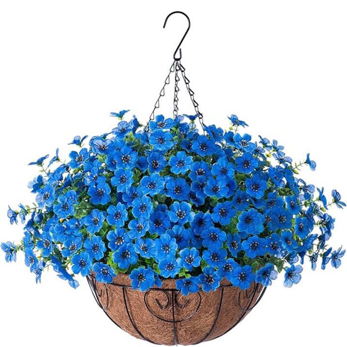 🔥Simulated Hanging Flower Basket🌸No Watering, No Wilting💧—Just a Picture Perfect Home Every Single Day.