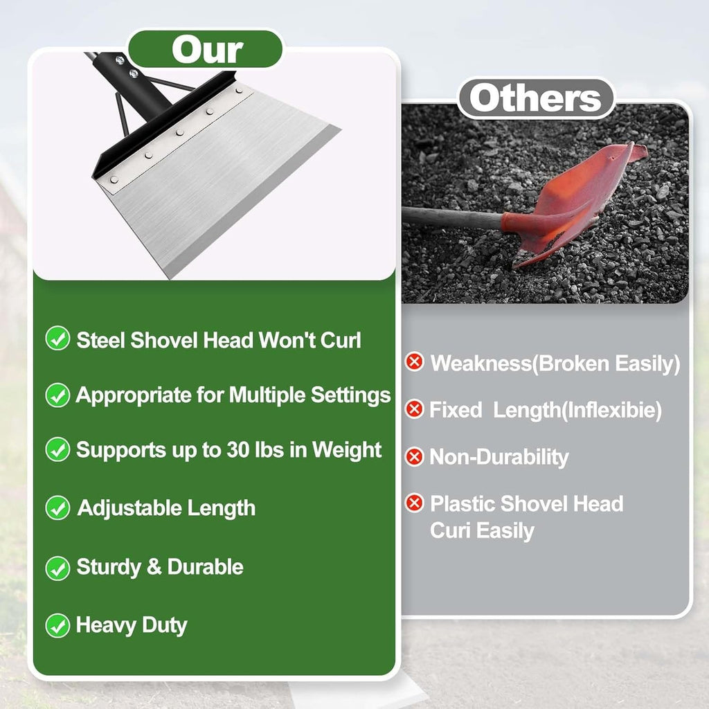 🔥Last Day 49% OFF👍Heavy-Duty Multi-Purpose Garden Scraper & Ice Breaker