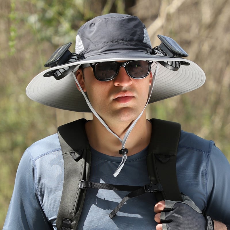 🎁2026 New Ultralight Solar Fan Sun Hat – Lighter Than a Baseball!⚾(Only 11oz)