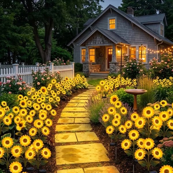 🌻Hot Sale 49% OFF- 🌞Solar LED Sunflower Garden Lights