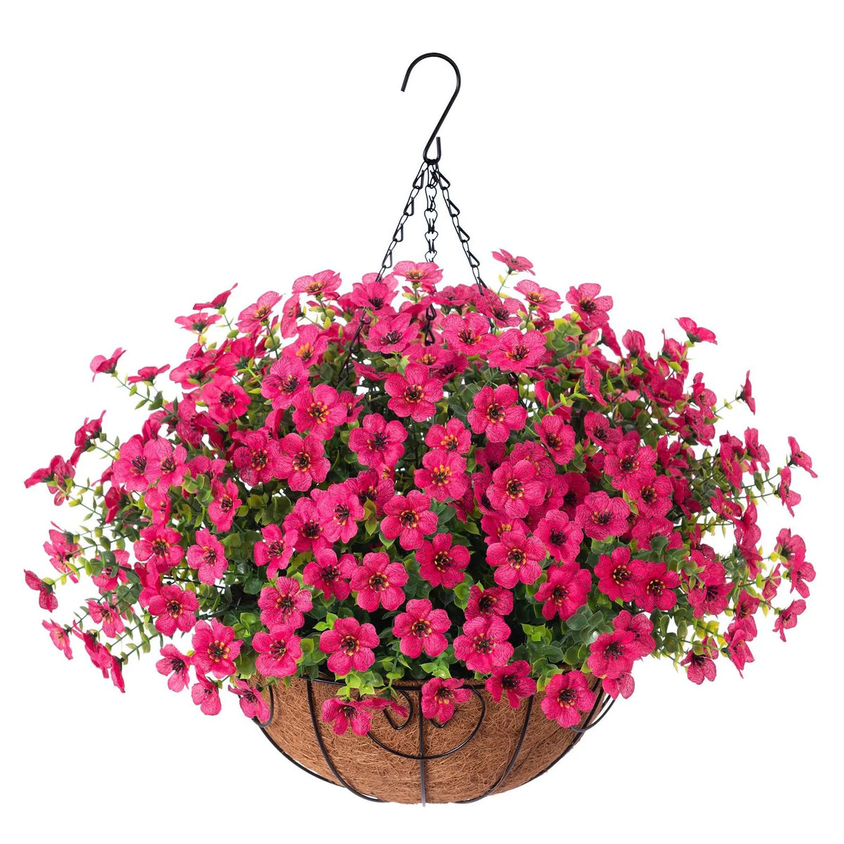 🔥Simulated Hanging Flower Basket🌸No Watering, No Wilting💧—Just a Picture Perfect Home Every Single Day.