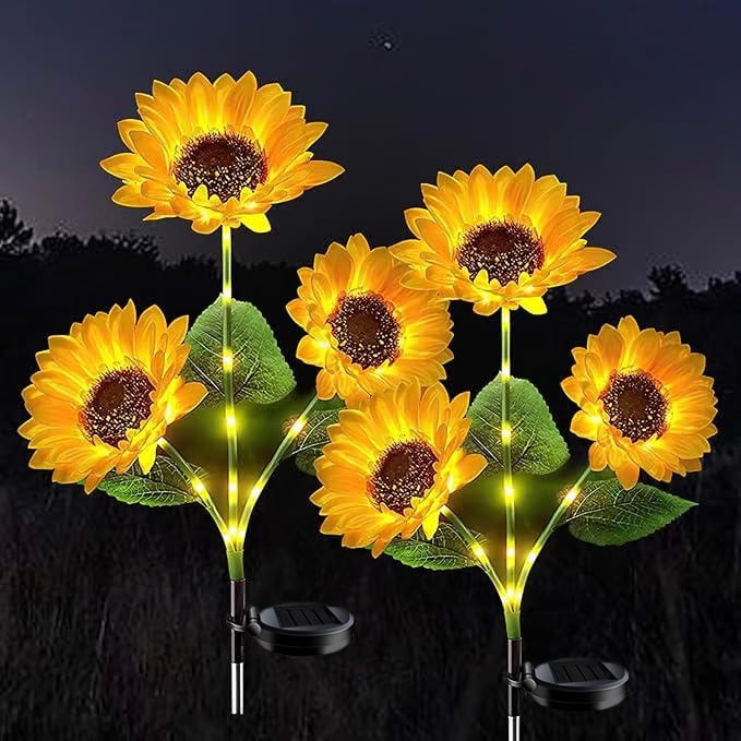 🌻Hot Sale 49% OFF- 🌞Solar LED Sunflower Garden Lights