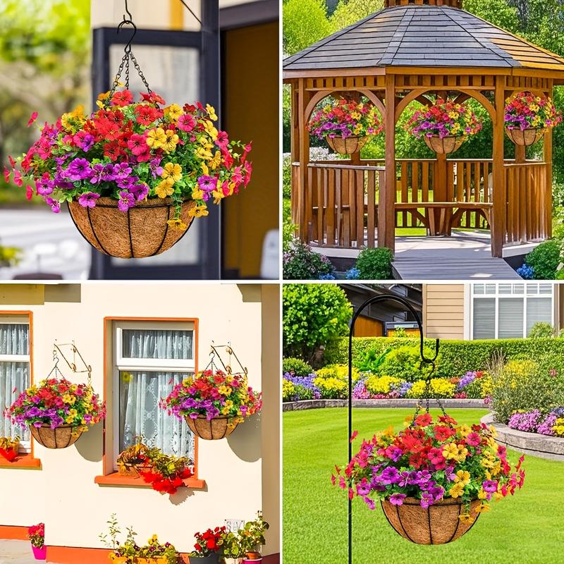 🔥Simulated Hanging Flower Basket🌸No Watering, No Wilting💧—Just a Picture Perfect Home Every Single Day.