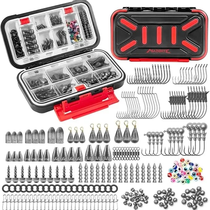 🔥Last Day 49% OFF - 🔥🎣Fishing Kit – 265/400PCS Complete Tackle Set with Hooks
