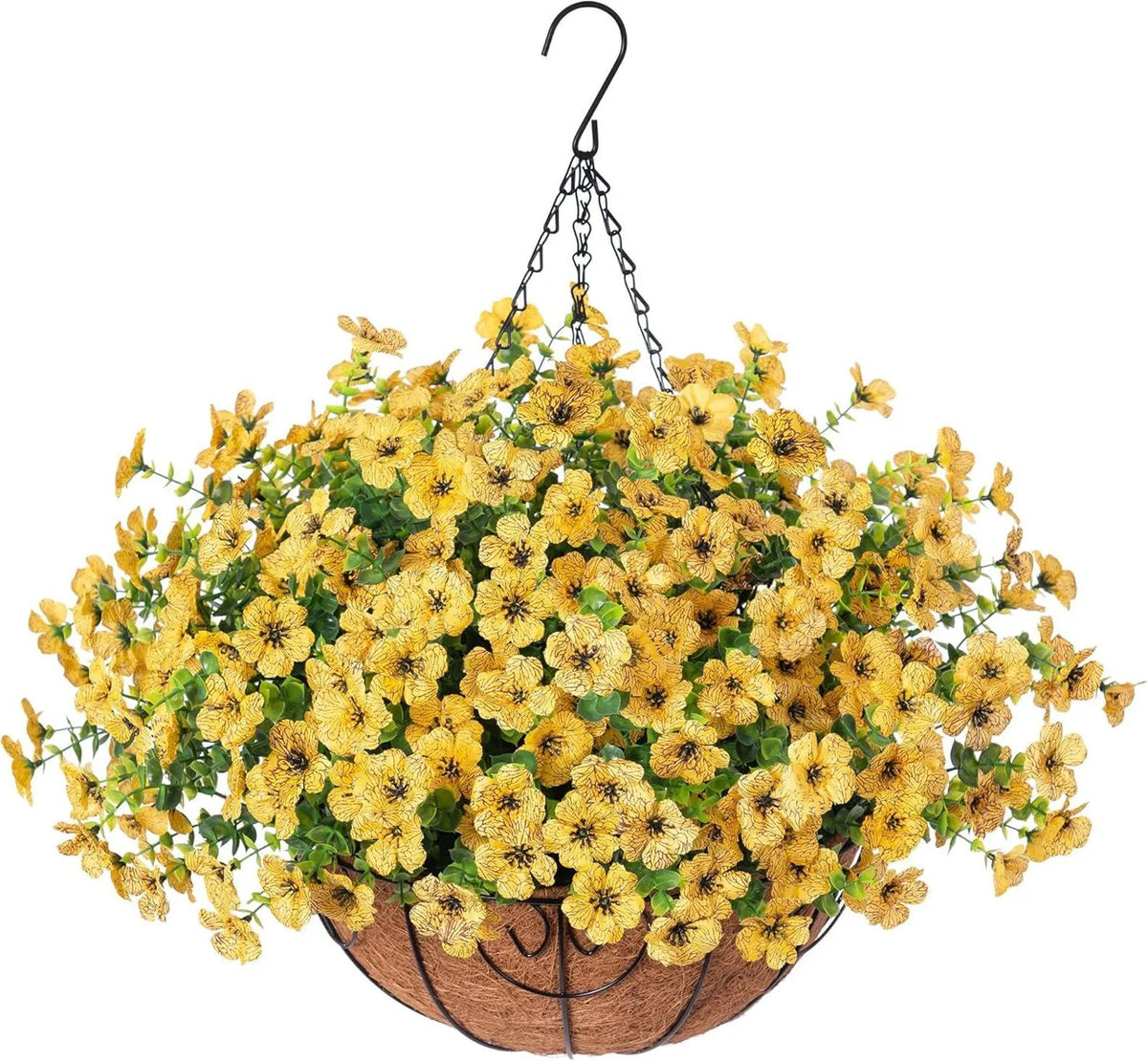 🔥Simulated Hanging Flower Basket🌸No Watering, No Wilting💧—Just a Picture Perfect Home Every Single Day.