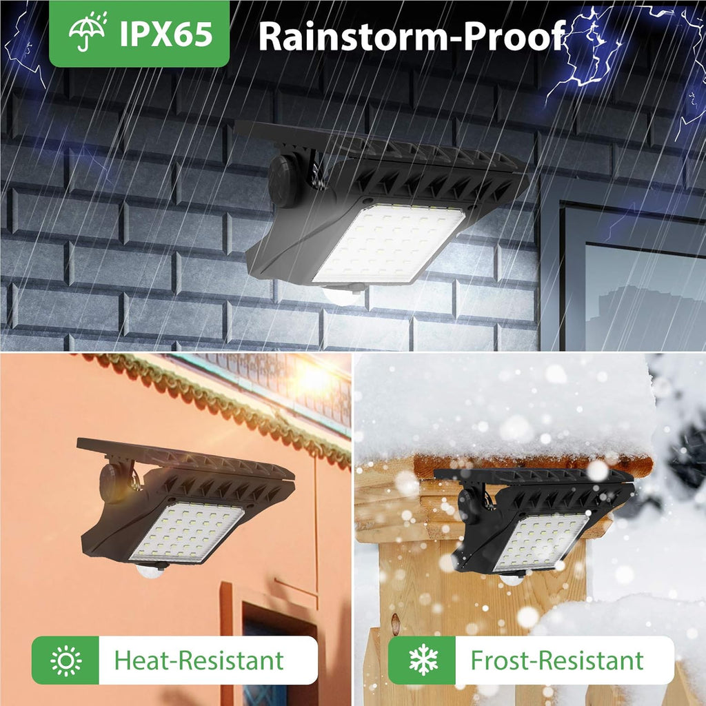 Outdoor solar garden lights and motion-activated lights 🌟